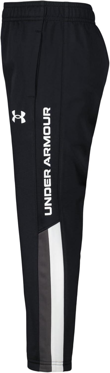imageUnder Armour Boys Brawler Joggers Sweatpants with Elastic Waistband ampamp Pant Leg Logo DesignBlack