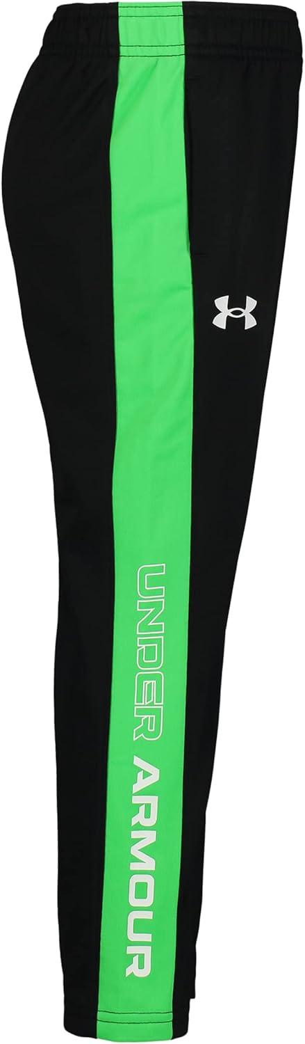 imageUnder Armour Boys Brawler Joggers Sweatpants with Elastic Waistband ampamp Pant Leg Logo DesignBlack Green  Tapered