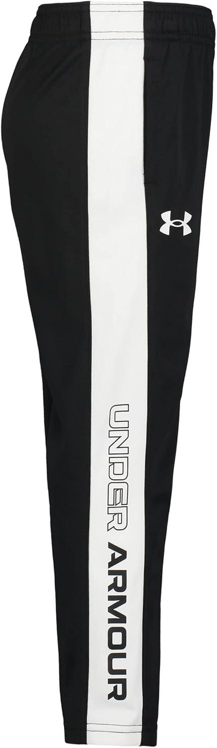 imageUnder Armour Boys Brawler Joggers Sweatpants with Elastic Waistband ampamp Pant Leg Logo DesignBlack White  Tapered