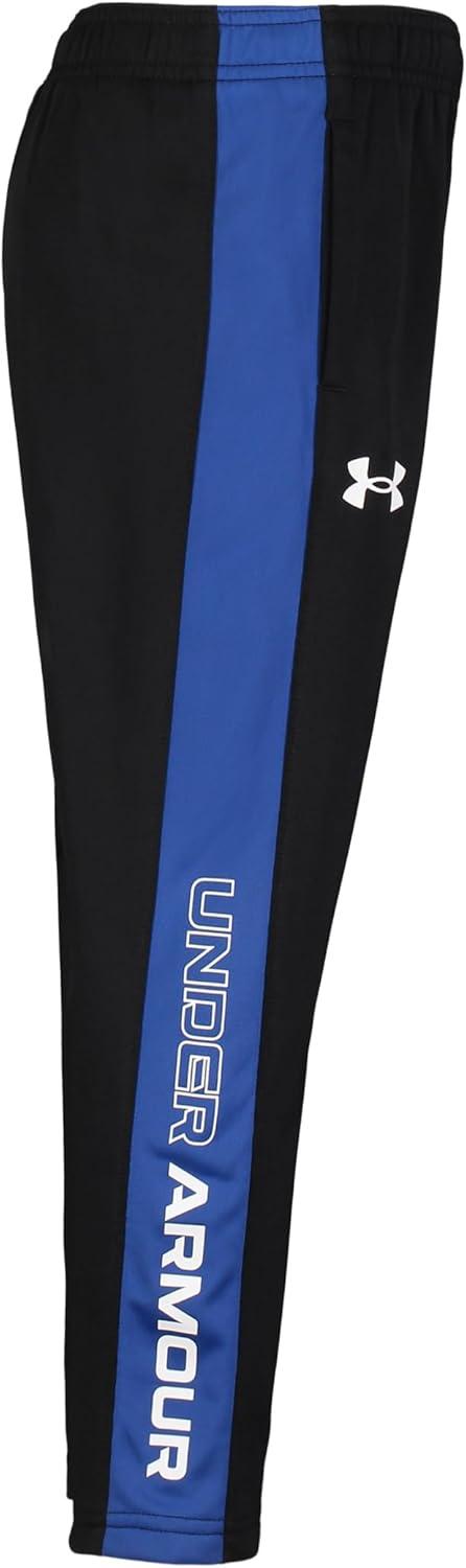 imageUnder Armour Boys Brawler Joggers Sweatpants with Elastic Waistband ampamp Pant Leg Logo DesignBlackBlue Panel