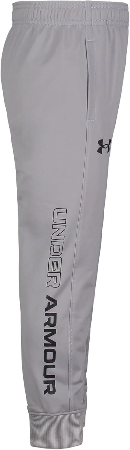 imageUnder Armour Boys Brawler Joggers Sweatpants with Elastic Waistband ampamp Pant Leg Logo DesignMod Gray  Core