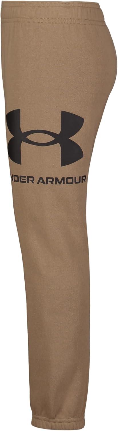 imageUnder Armour Boys Jogger Pull on Style Logo ampamp Printed DesignsCamel