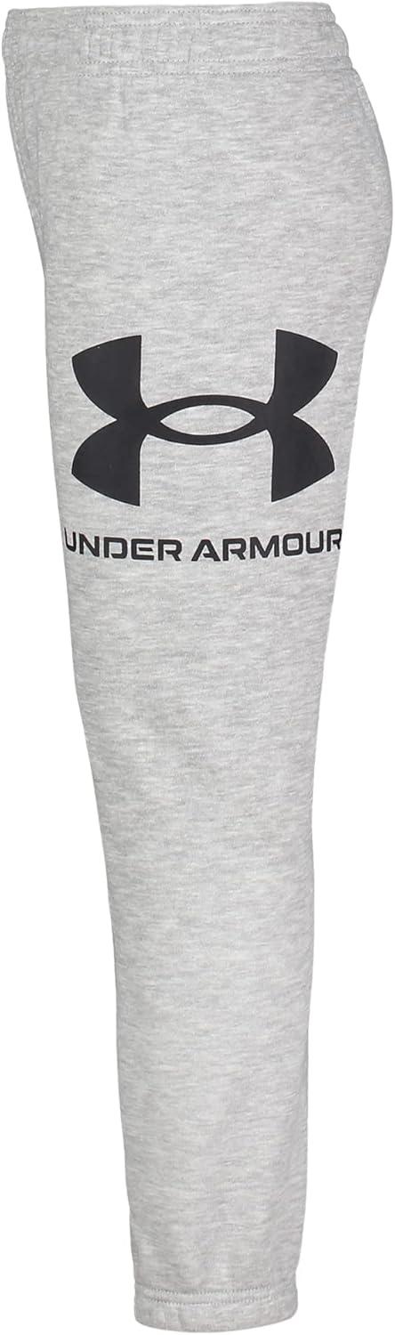 imageUnder Armour Boys Jogger Pull on Style Logo ampamp Printed DesignsMod Gray  Core