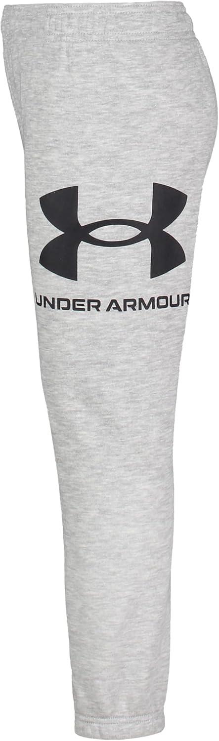 imageUnder Armour Boys Jogger Pull on Style Logo ampamp Printed DesignsMod Gray Heather