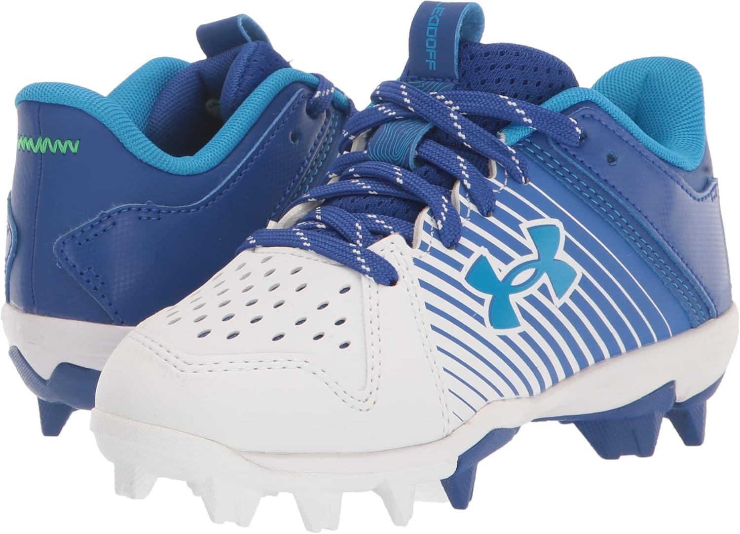 imageUnder Armour Boys Leadoff Low Junior Rubber Molded Baseball CleatRoyal