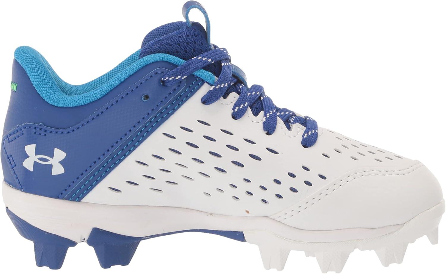 imageUnder Armour Boys Leadoff Low Junior Rubber Molded Baseball CleatRoyal