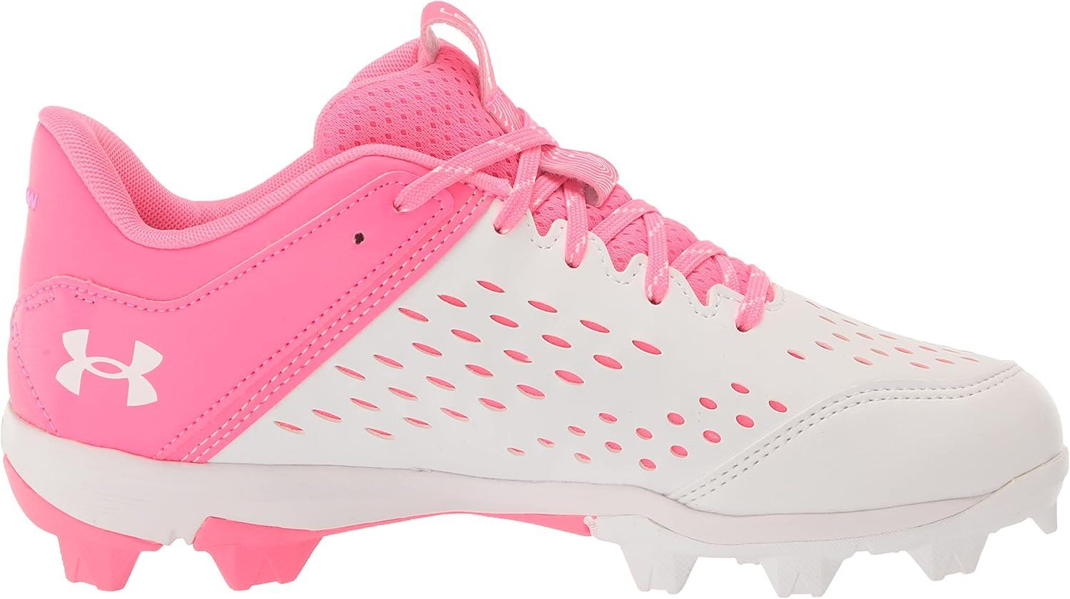 imageUnder Armour Boys Leadoff Low Junior Rubber Molded Baseball CleatWhite