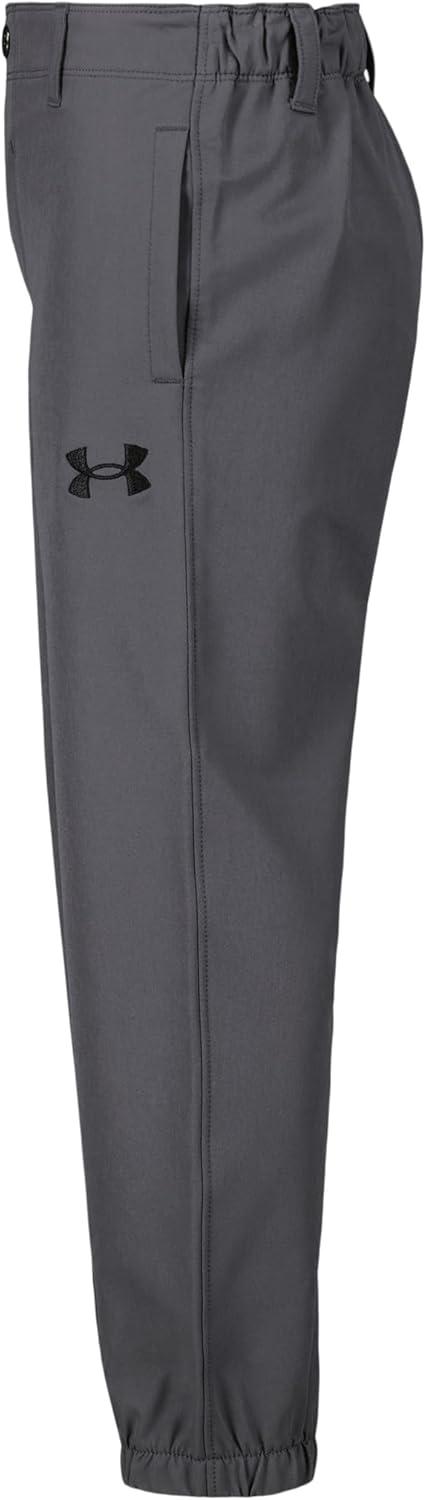 imageUnder Armour Boys Match Play Pant Belt Loops Soft ampamp ComfortableCastlerock  Jogger
