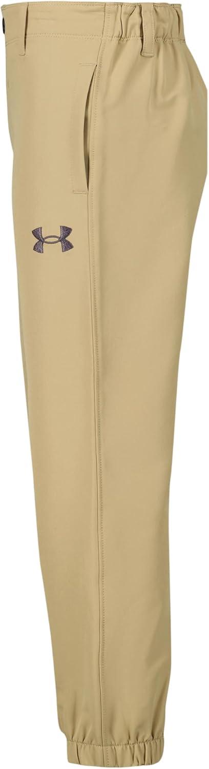 imageUnder Armour Boys Match Play Pant Belt Loops Soft ampamp ComfortableField Khaki  Jogger