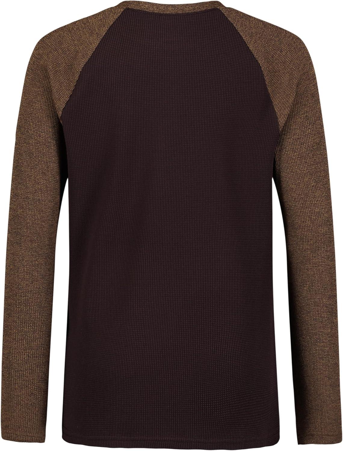 imageUnder Armour Boys Outdoor Long Sleeve Tee Stylish Crew Neckline Cute Full FitBrown Obsidian Thermal