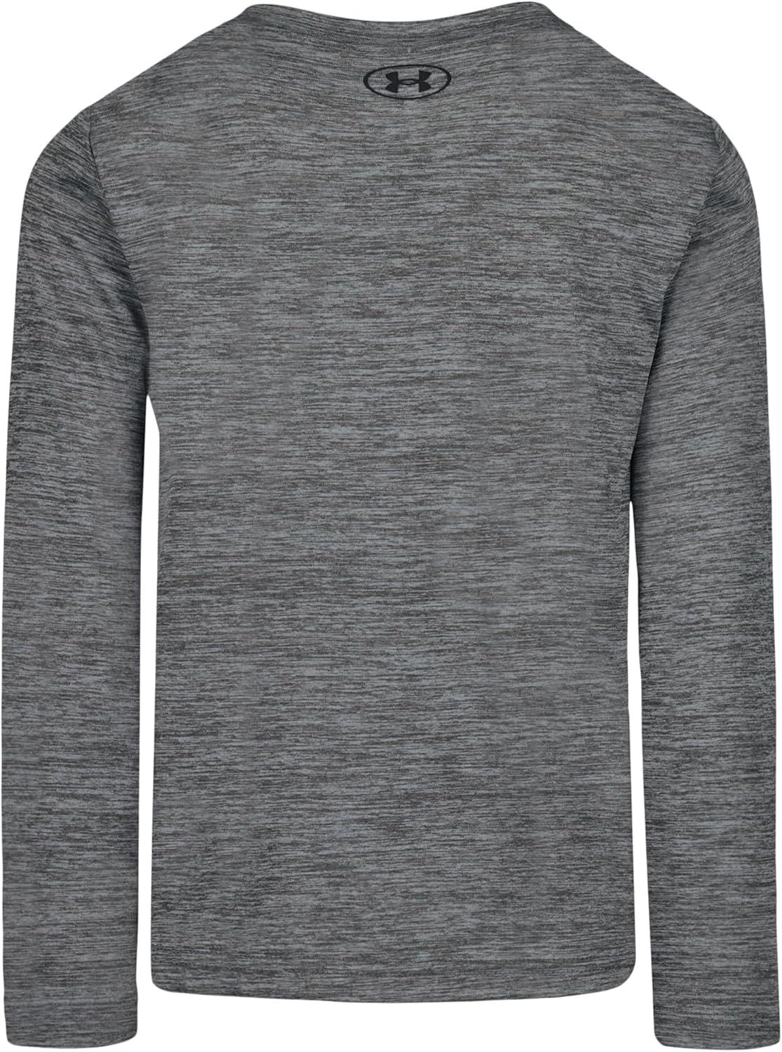 imageUnder Armour Boys Outdoor Long Sleeve Tee Stylish Crew Neckline Cute Full FitCastlerock Twist Tech