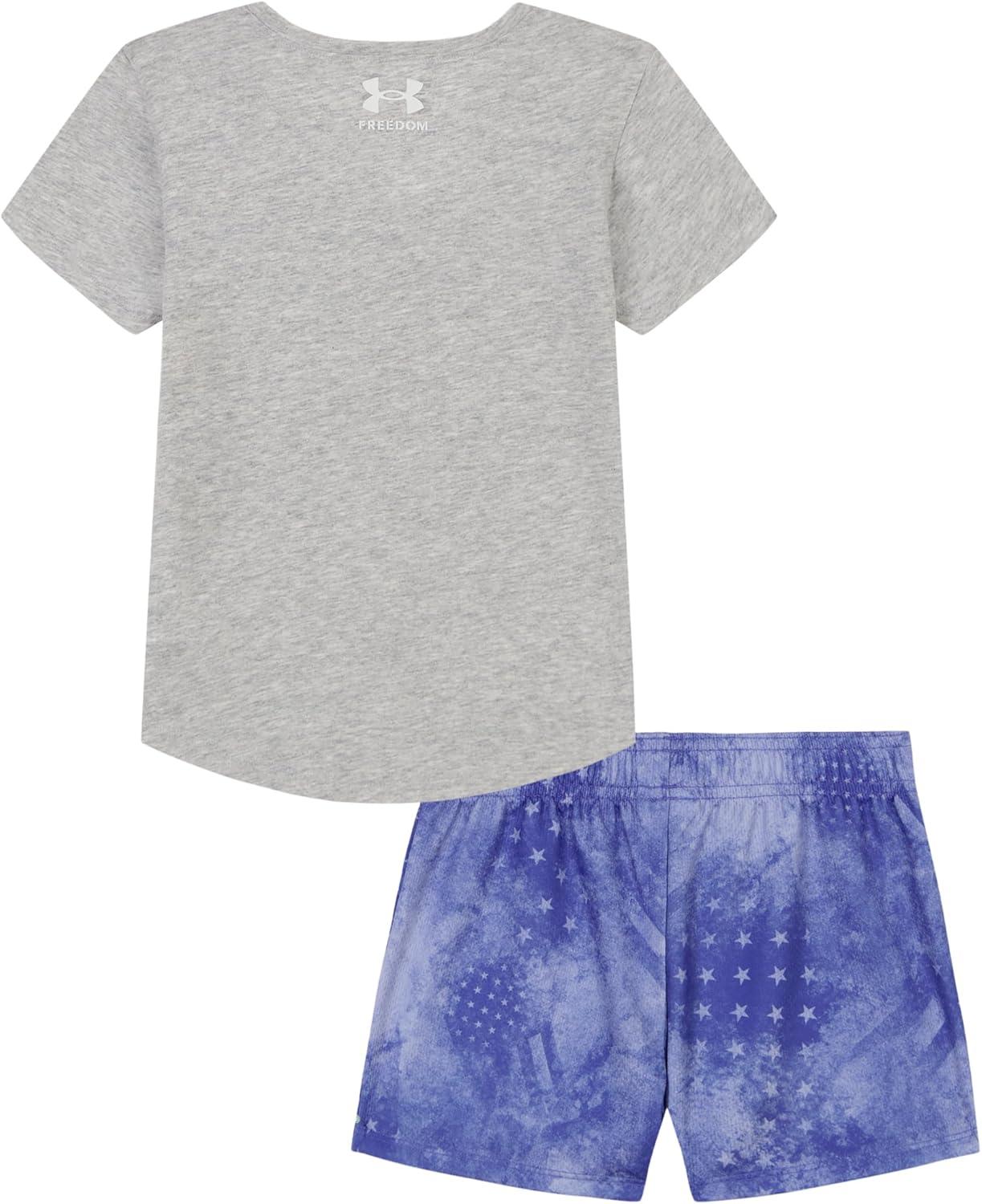 imageUnder Armour Boys Outdoor Long Sleeve Tee Stylish Crew Neckline Cute Full FitMod Gray Banner