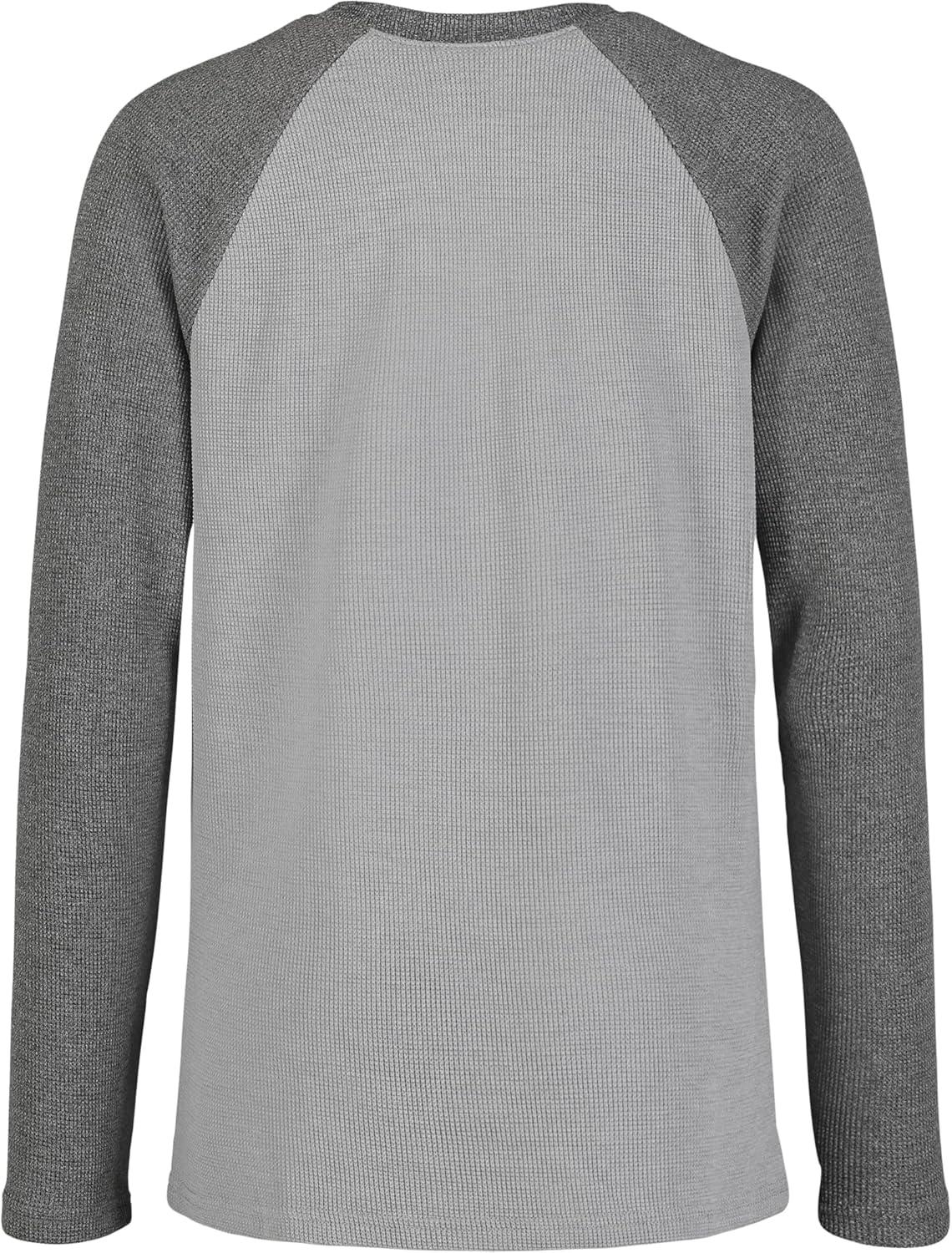 imageUnder Armour Boys Outdoor Long Sleeve Tee Stylish Crew Neckline Cute Full FitMod Gray Thermal