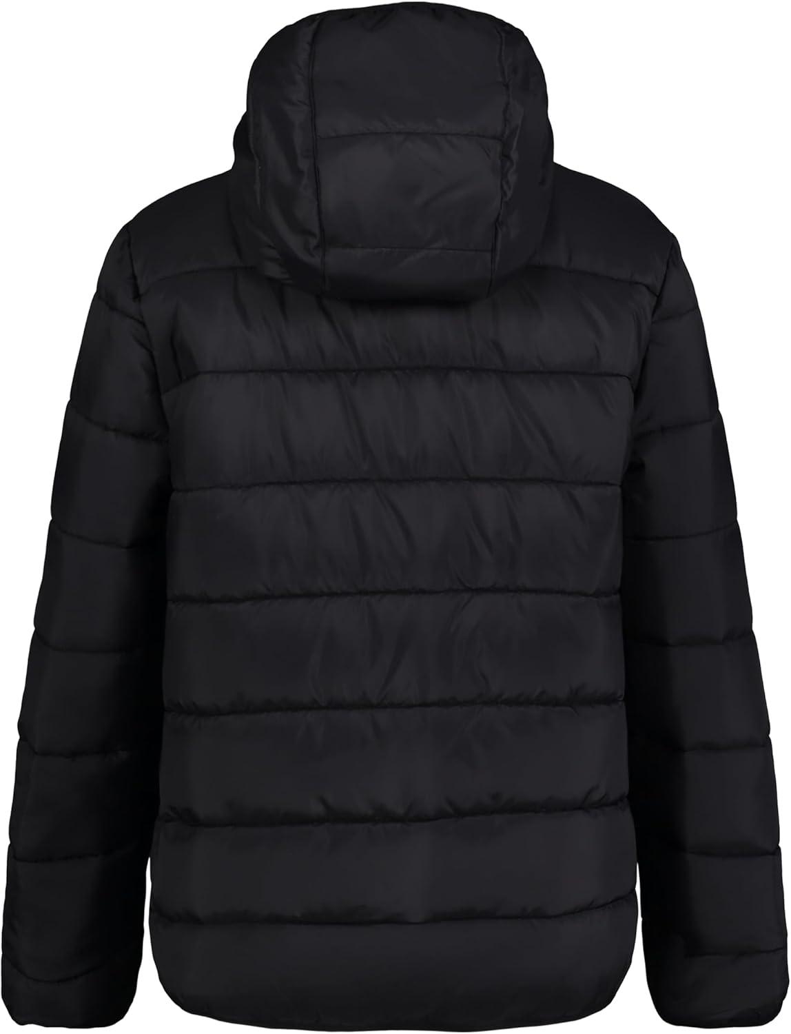 imageUnder Armour Boys Pronto Puffer Jacket MidWeight Zip Up Closure Repels WaterBlack Etch  Reversible