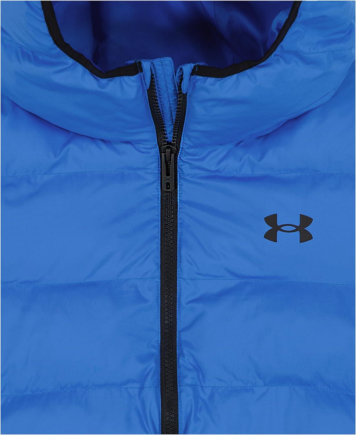 imageUnder Armour Boys Pronto Puffer Jacket MidWeight Zip Up Closure Repels WaterBlue Atlantis