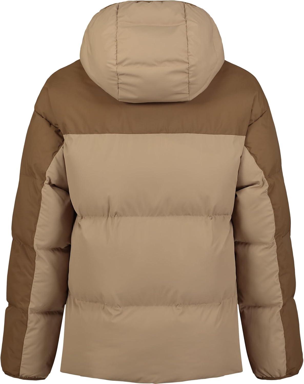 imageUnder Armour Boys Pronto Puffer Jacket MidWeight Zip Up Closure Repels WaterCamel