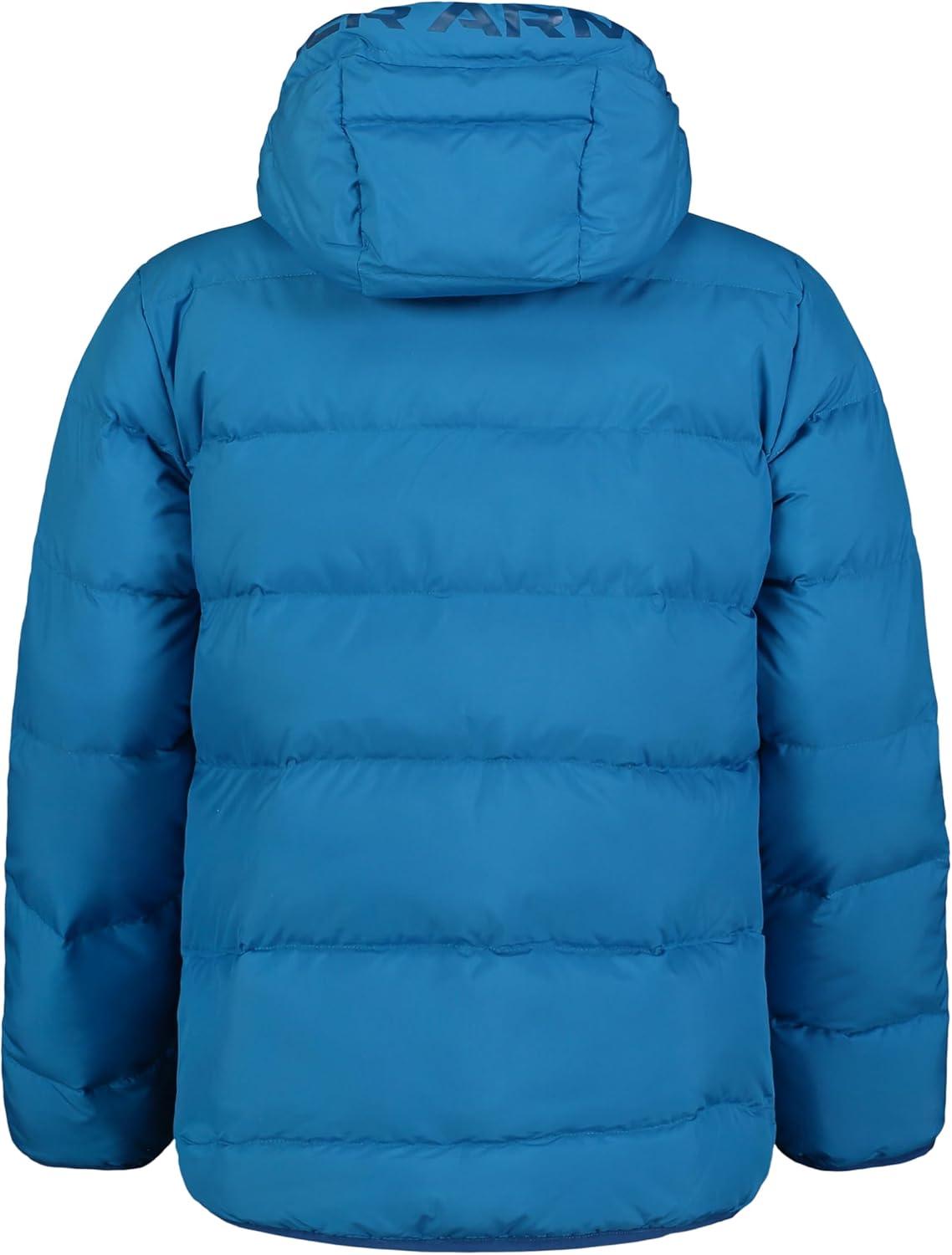 imageUnder Armour Boys Pronto Puffer Jacket MidWeight Zip Up Closure Repels WaterCosmic Blue