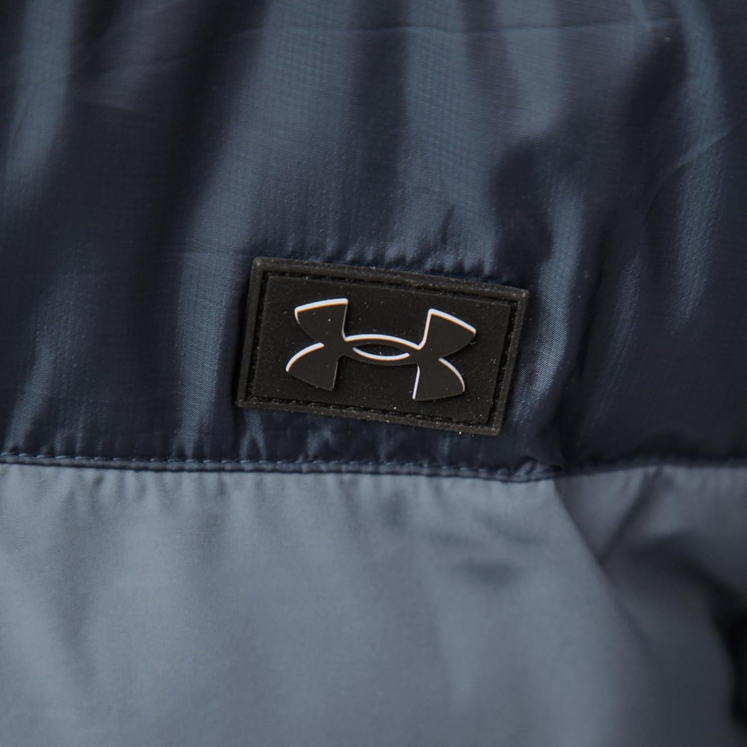 imageUnder Armour Boys Pronto Puffer Jacket MidWeight Zip Up Closure Repels WaterGravel