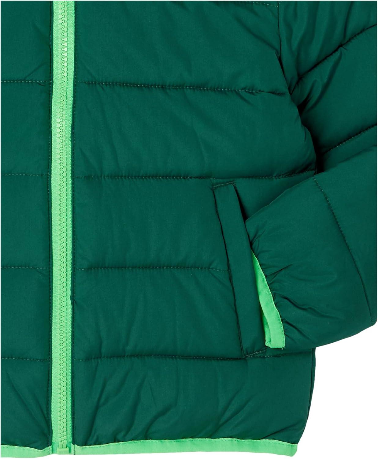 imageUnder Armour Boys Pronto Puffer Jacket MidWeight Zip Up Closure Repels WaterGreenwood