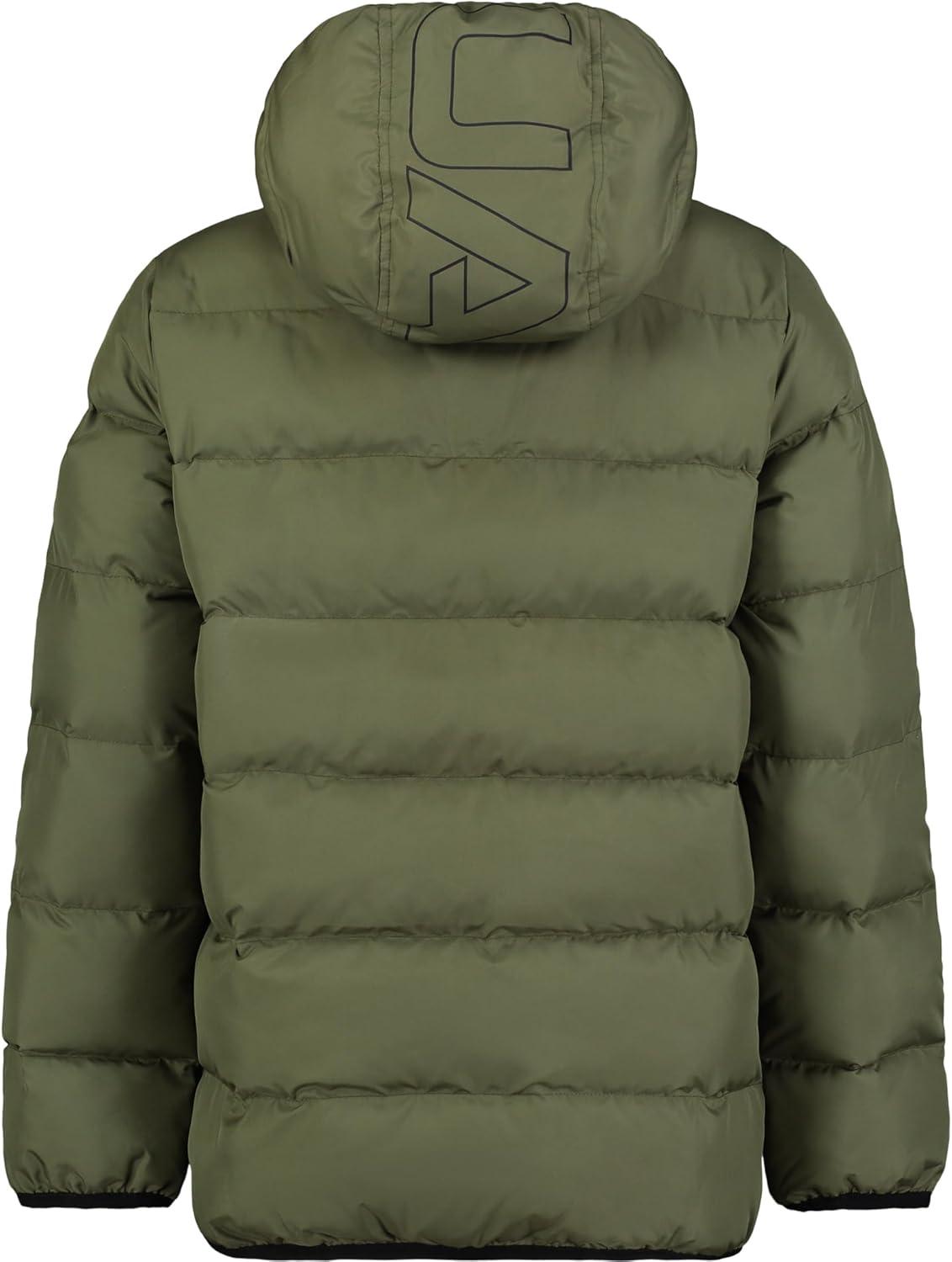 imageUnder Armour Boys Pronto Puffer Jacket MidWeight Zip Up Closure Repels WaterMarine Od Green