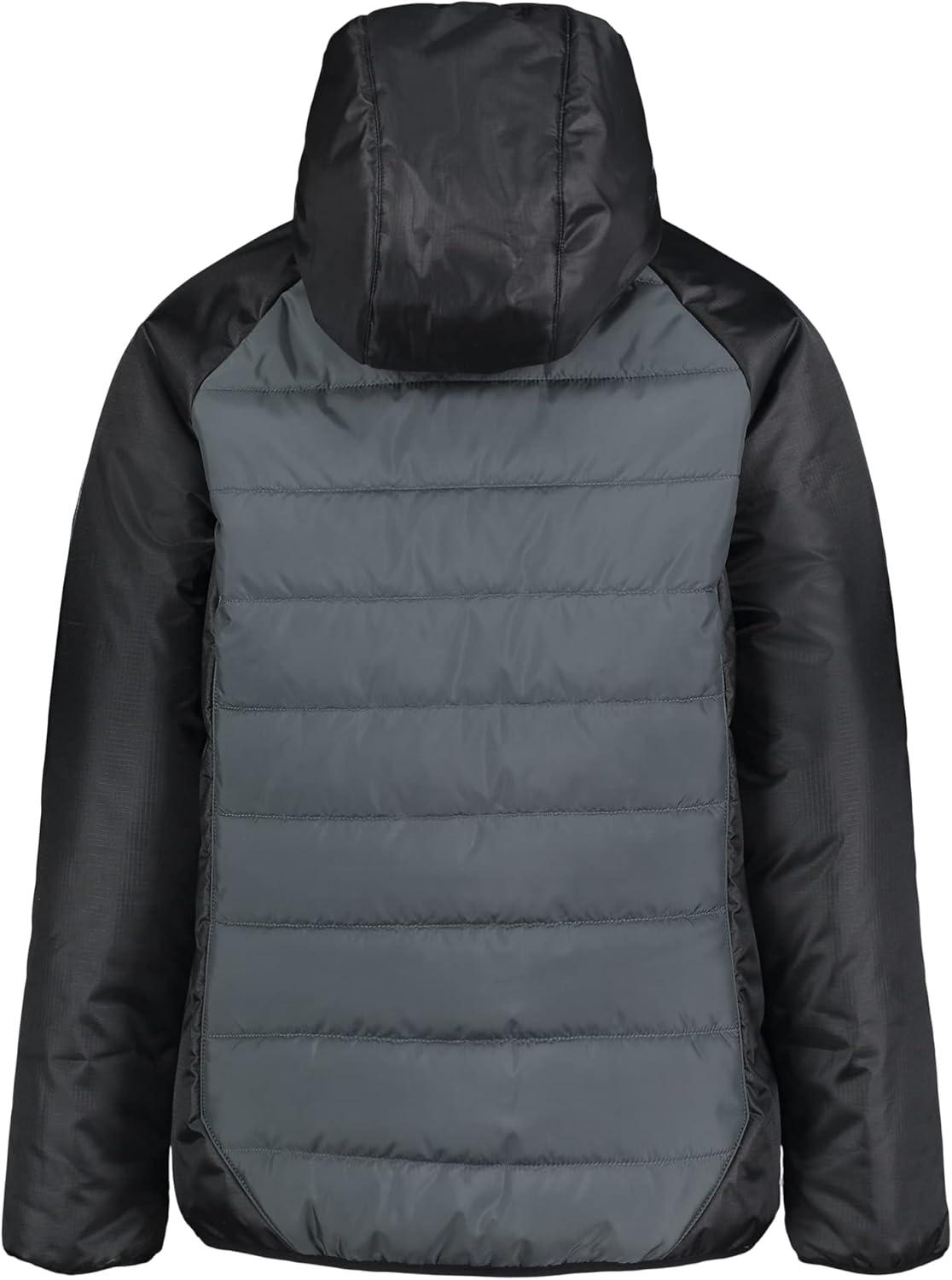 imageUnder Armour Boys Pronto Puffer Jacket MidWeight Zip Up Closure Repels WaterPitch Graycore