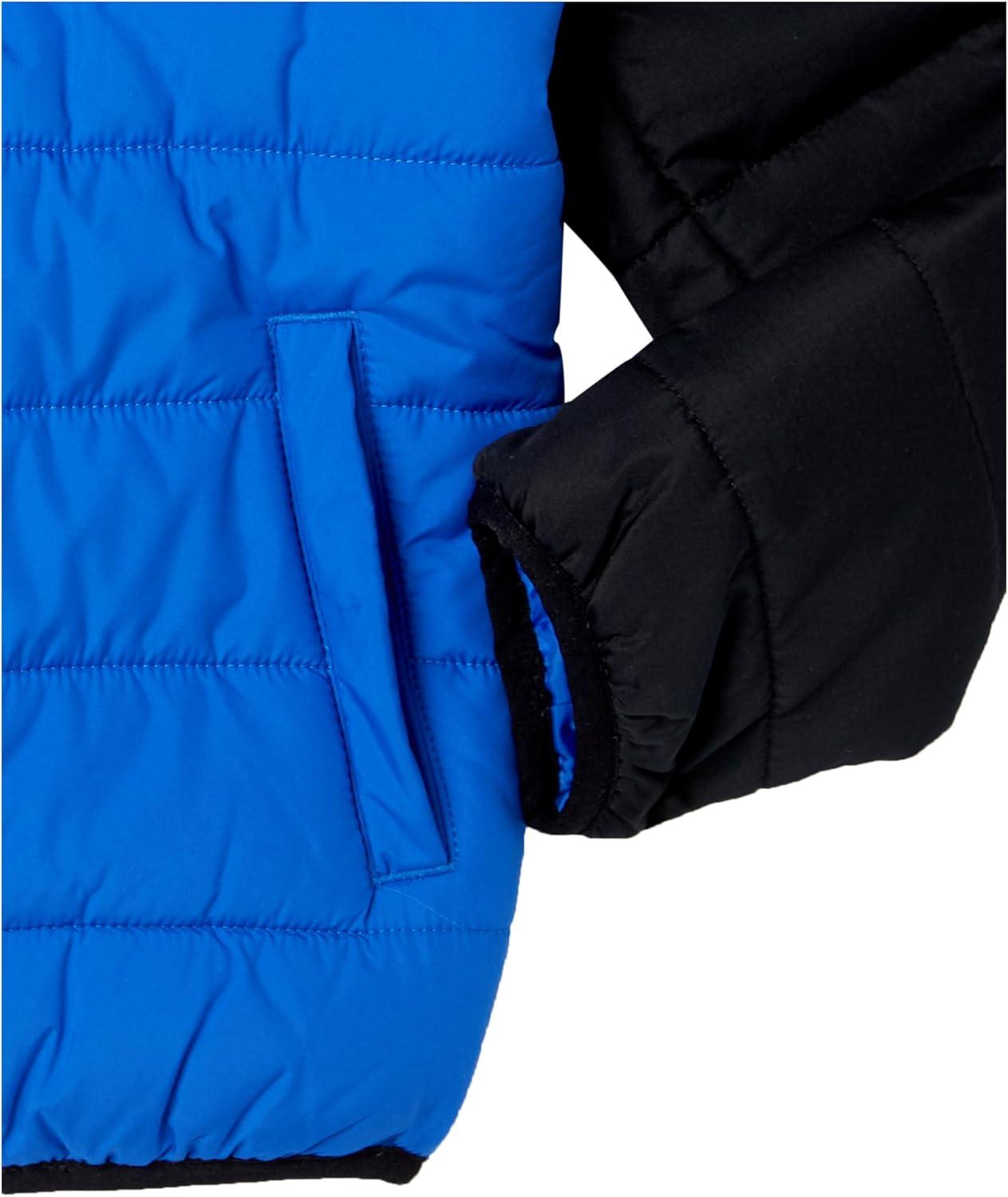 imageUnder Armour Boys Pronto Puffer Jacket MidWeight Zip Up Closure Repels WaterTeam Royal Raglan