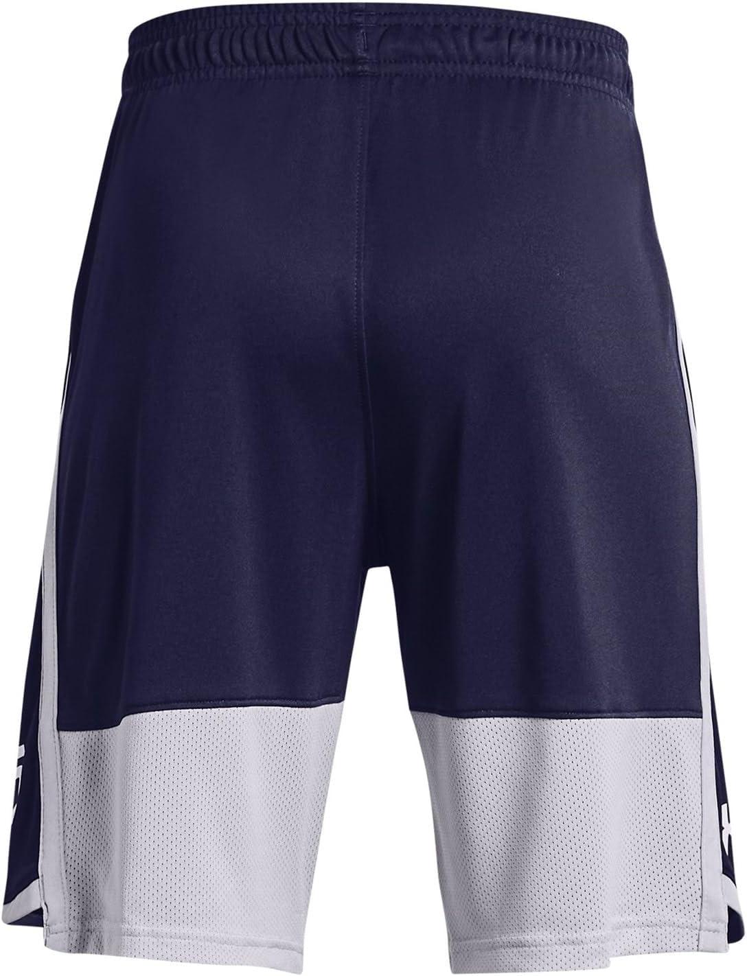 imageUnder Armour Boys Stunt 30 Shorts410 Midnight Navy  Mod Gray  White