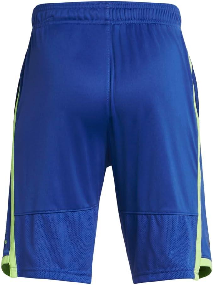 imageUnder Armour Boys Stunt 30 Shorts432 Tech Blue  Morph Green  Black