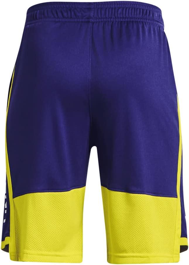imageUnder Armour Boys Stunt 30 Shorts468 Sonar Blue  Starfruit  White