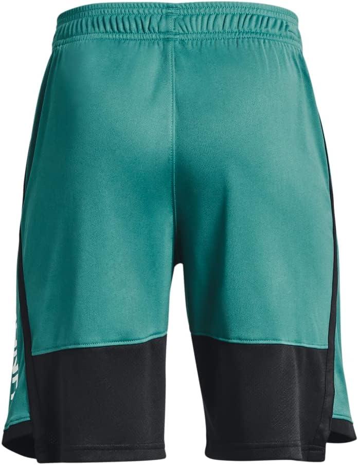 imageUnder Armour Boys Stunt 30 Shorts722 Coastal Teal  Black  White