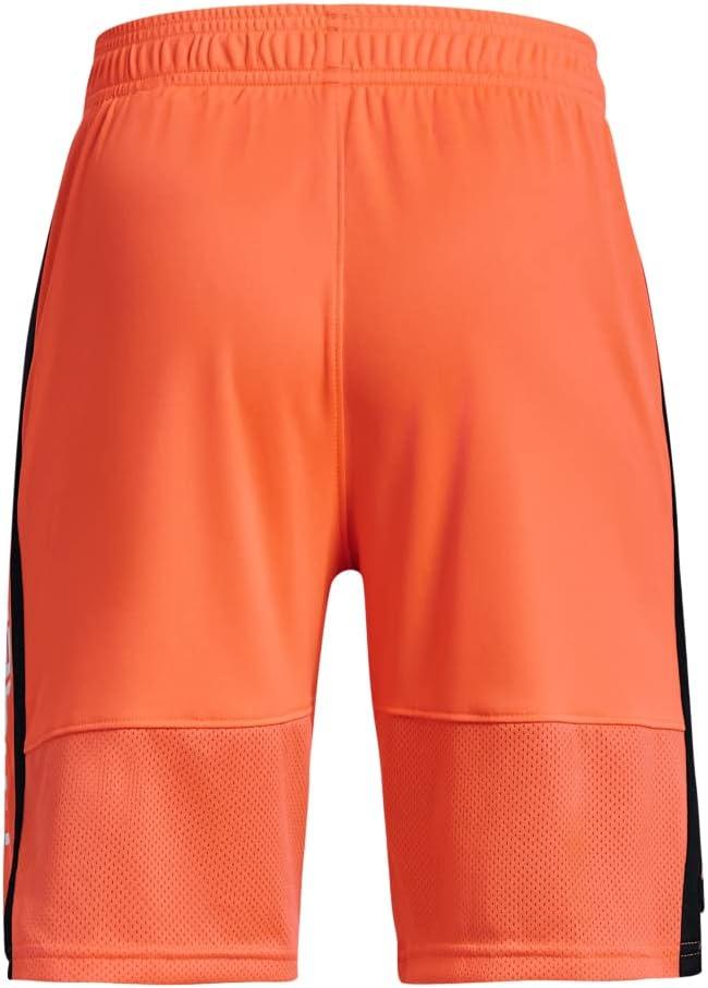 imageUnder Armour Boys Stunt 30 Shorts866 Orange Blast  Black  White