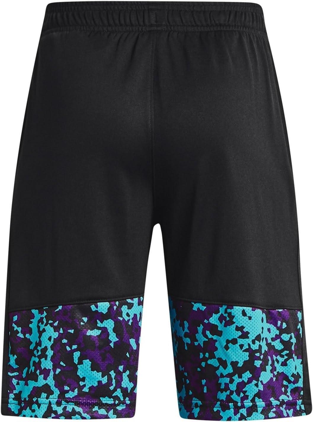 imageUnder Armour Boys Stunt 30 ShortsBlack  Galaxy Purple