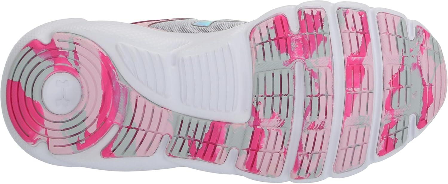 imageUnder Armour UnisexBaby Grade School Assert 9 Running Shoe104 Halo GrayRebel PinkIridescent