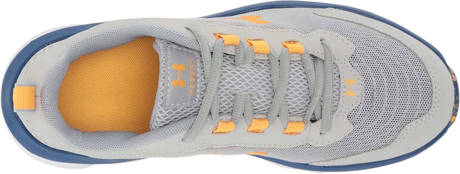 imageUnder Armour UnisexBaby Grade School Assert 9 Running Shoe108 Mod GrayBauhaus BlueRise