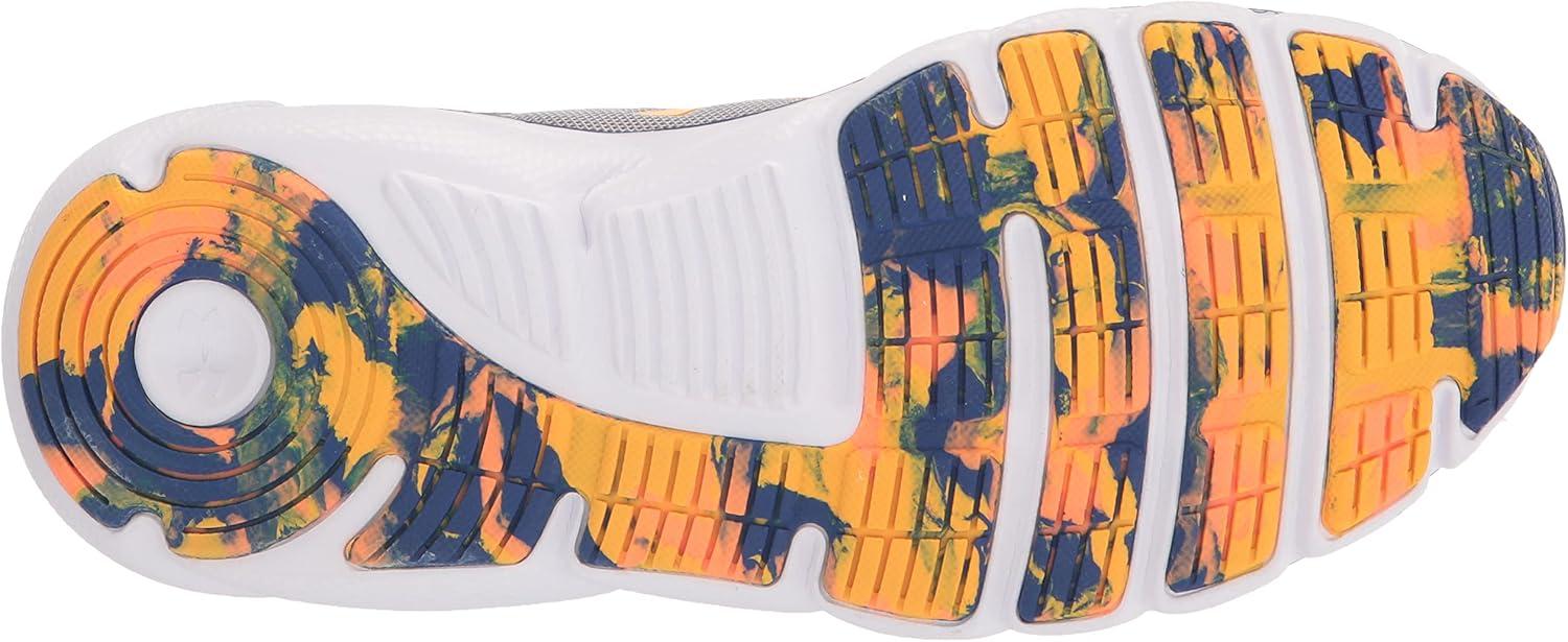 imageUnder Armour UnisexBaby Grade School Assert 9 Running Shoe108 Mod GrayBauhaus BlueRise