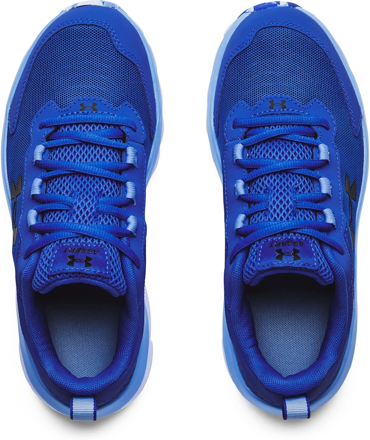 imageUnder Armour UnisexBaby Grade School Assert 9 Running Shoe401 Versa BlueCarolina BlueBlack