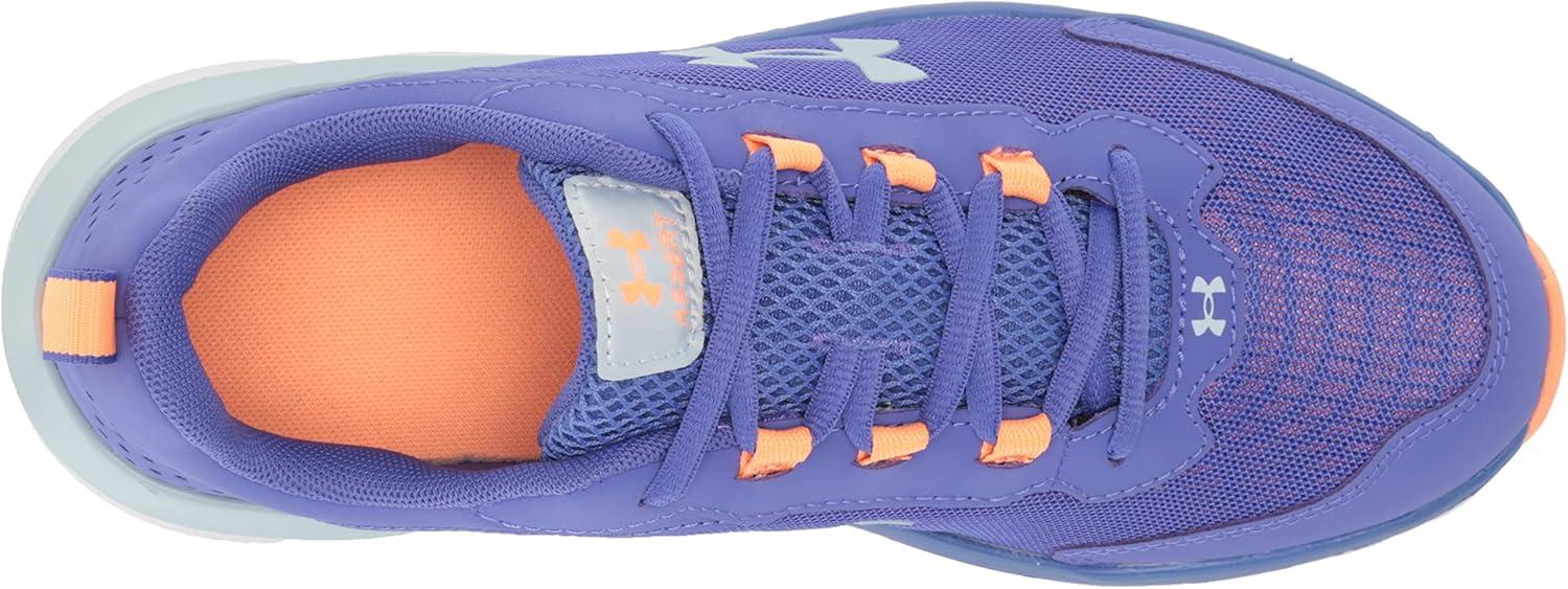imageUnder Armour UnisexBaby Grade School Assert 9 Running Shoe500 Brilliant VioletAfterglowOxford Blue