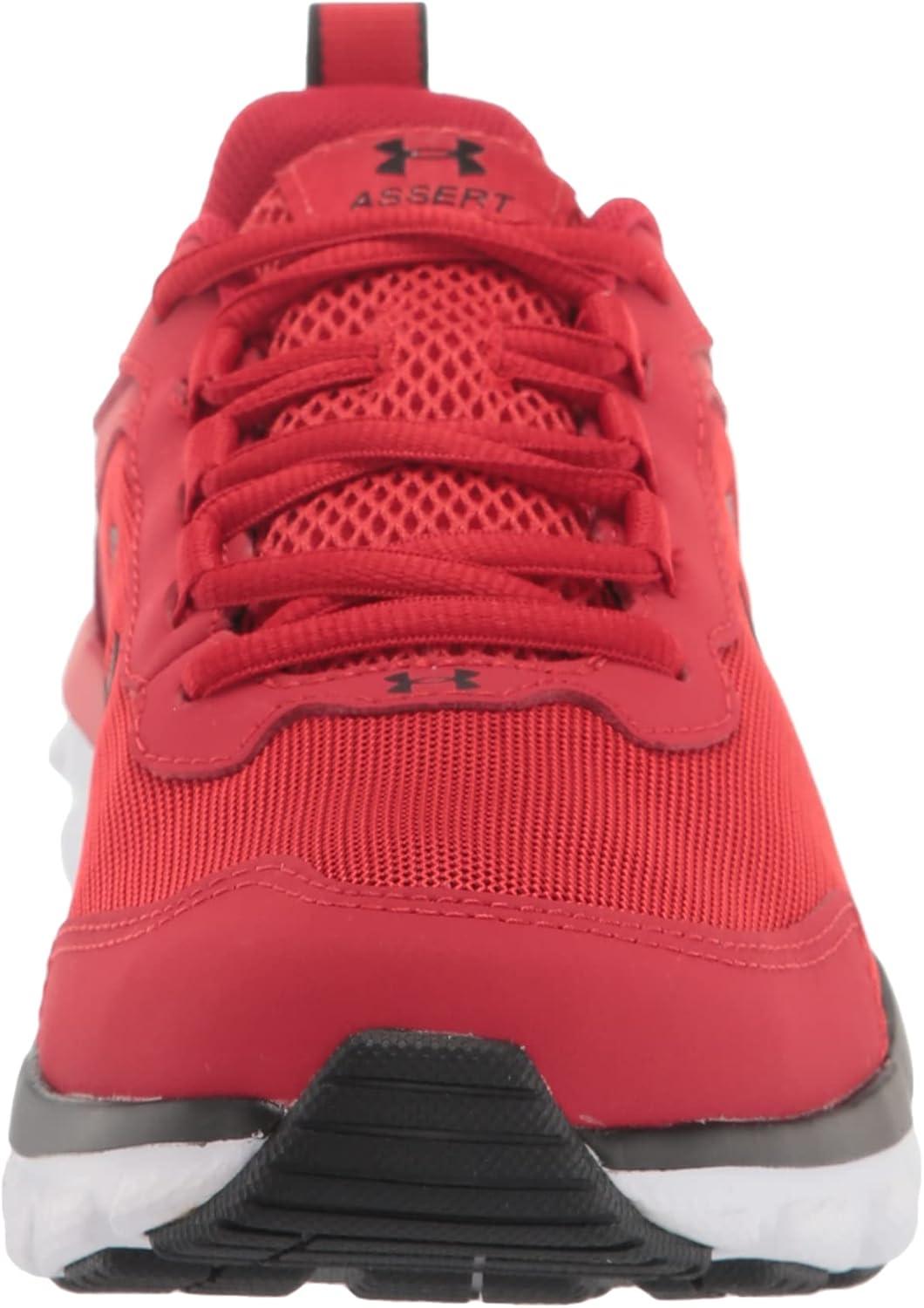 imageUnder Armour UnisexBaby Grade School Assert 9 Running Shoe600 RedWhiteBlack