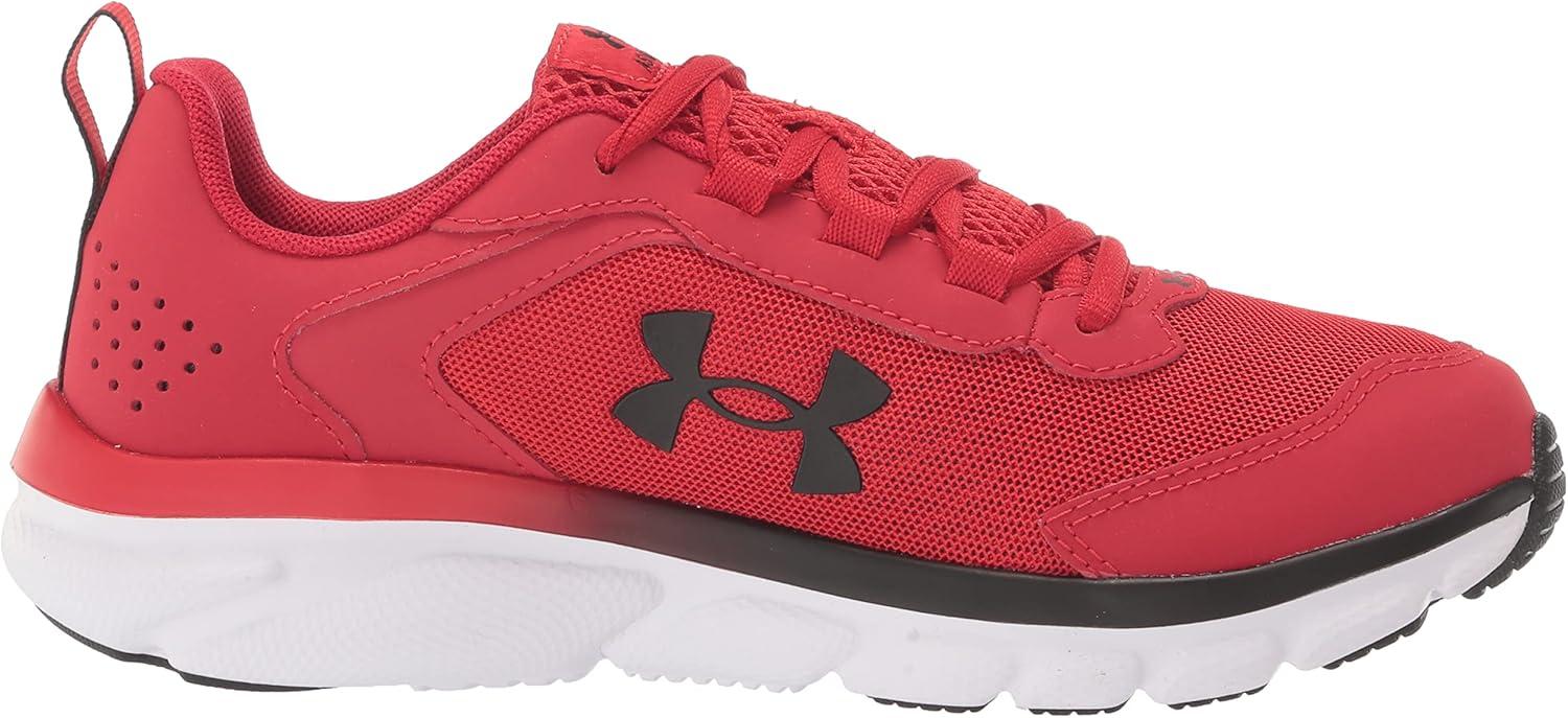 imageUnder Armour UnisexBaby Grade School Assert 9 Running Shoe600 RedWhiteBlack