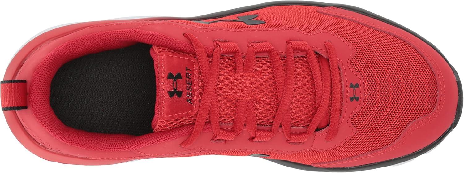 imageUnder Armour UnisexBaby Grade School Assert 9 Running Shoe600 RedWhiteBlack