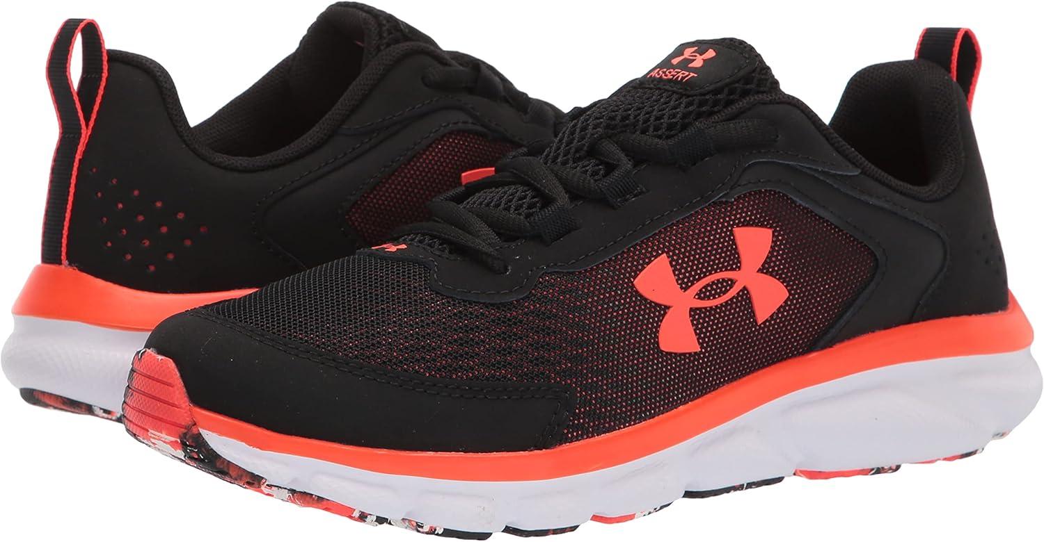 imageUnder Armour UnisexBaby Grade School Assert 9 Running ShoeBlack 003Phoenix Fire