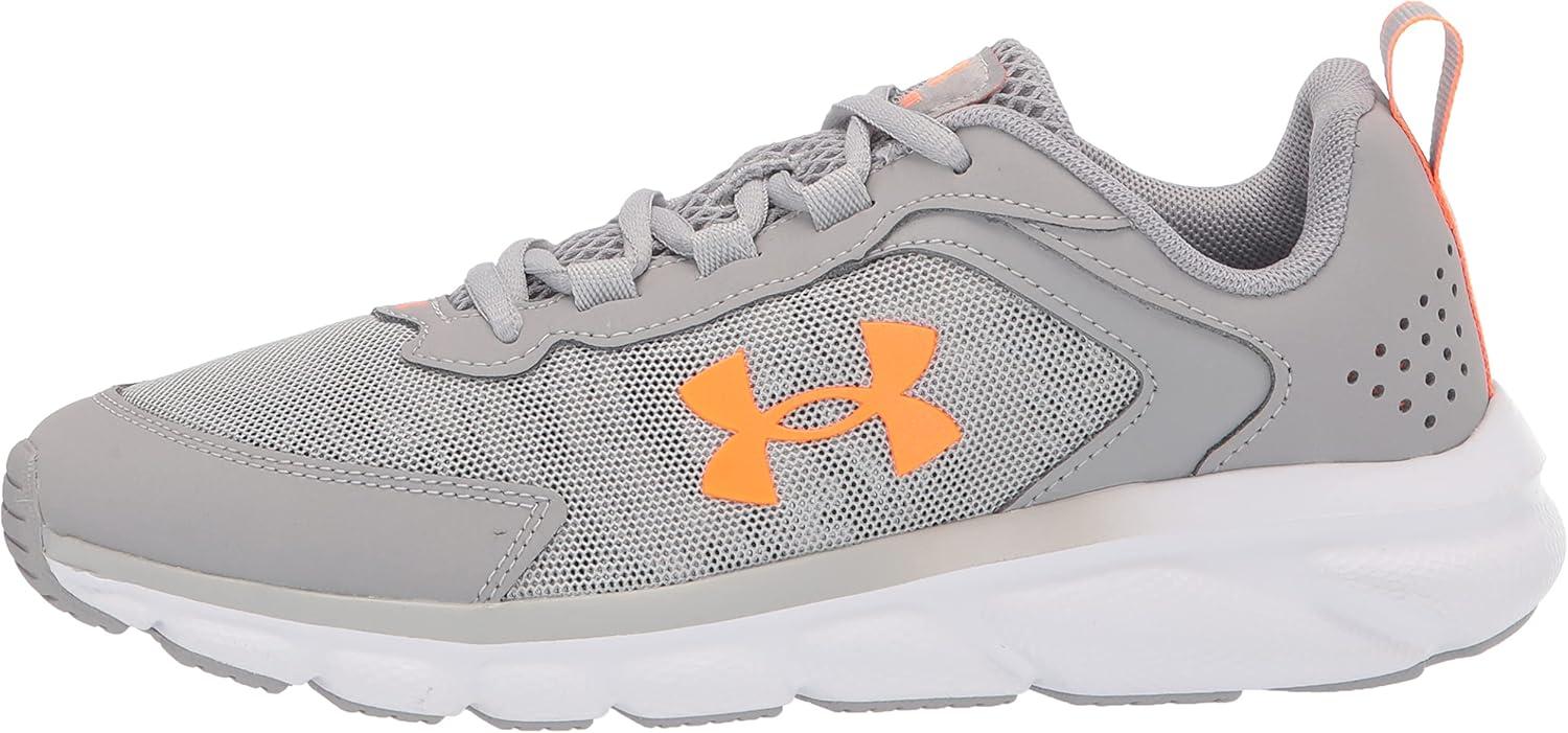 imageUnder Armour UnisexBaby Grade School Assert 9 Running ShoeGray Wolf 103White