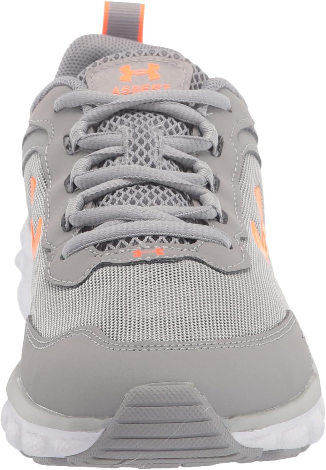imageUnder Armour UnisexBaby Grade School Assert 9 Running ShoeGray Wolf 103White