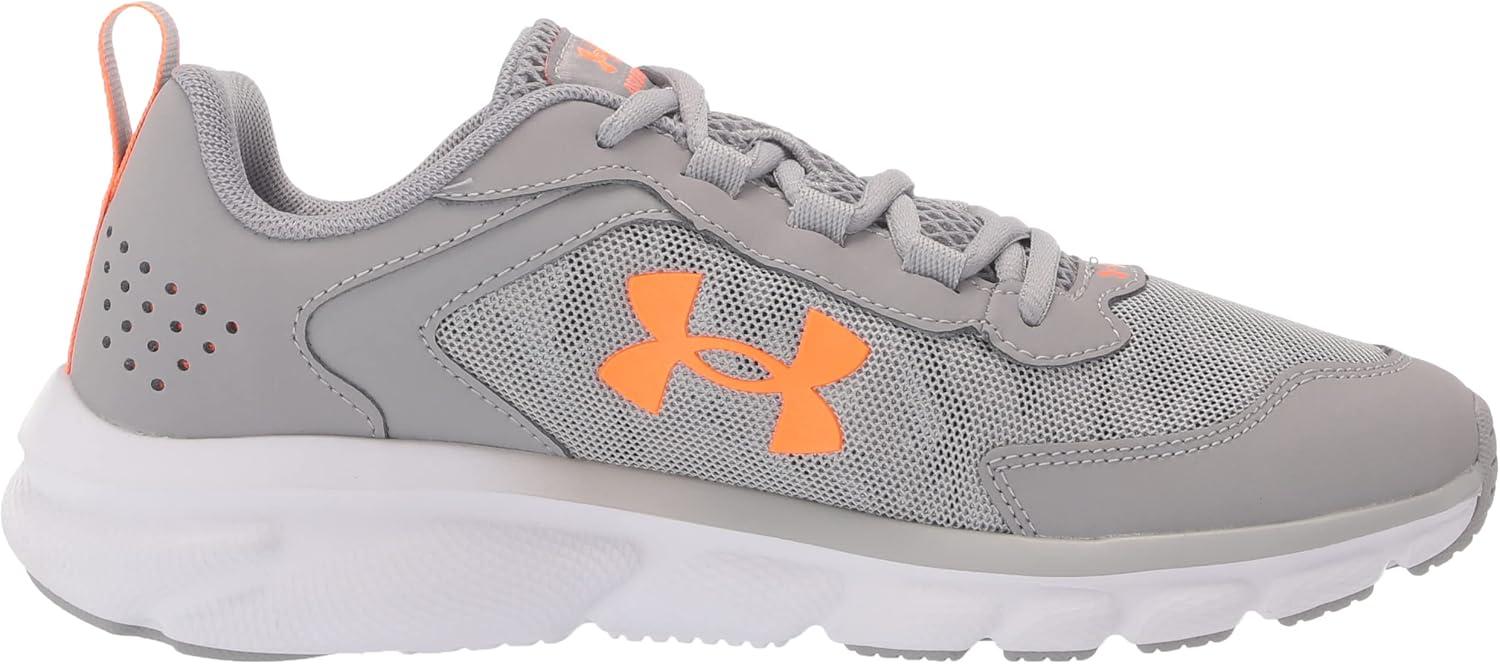 imageUnder Armour UnisexBaby Grade School Assert 9 Running ShoeGray Wolf 103White