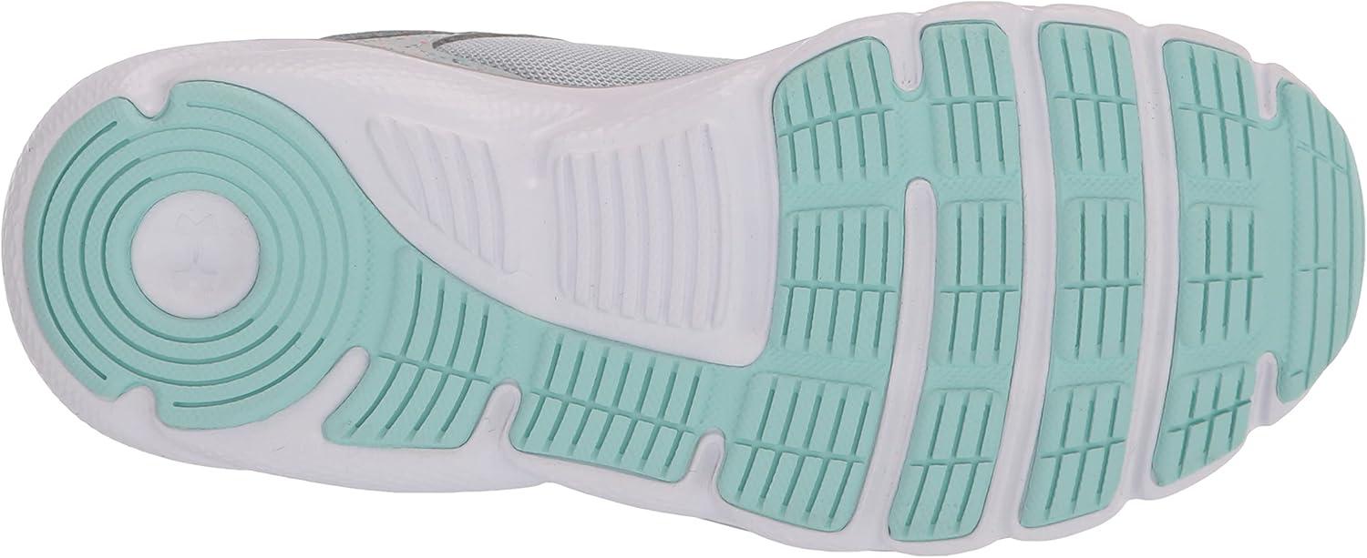 imageUnder Armour UnisexBaby Grade School Assert 9 Running ShoeHalo Gray 100White