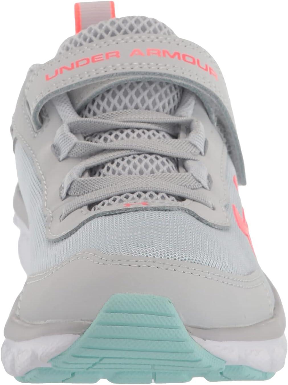 imageUnder Armour UnisexBaby Grade School Assert 9 Running ShoeHalo Gray 100White