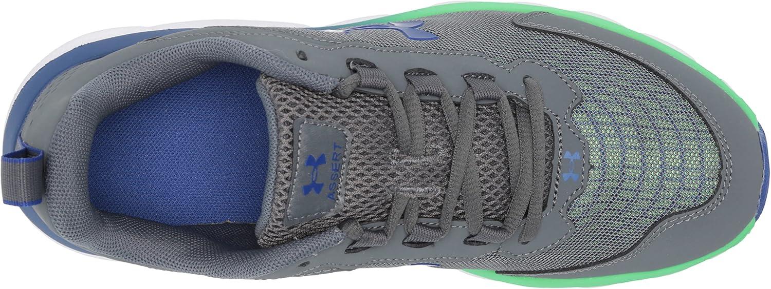 imageUnder Armour UnisexBaby Grade School Assert 9 Running ShoePitch Gray 101White