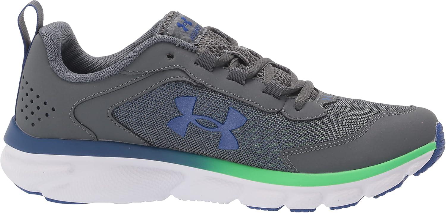 imageUnder Armour UnisexBaby Grade School Assert 9 Running ShoePitch Gray 101White