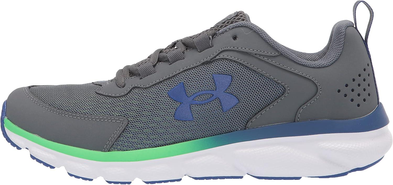 imageUnder Armour UnisexBaby Grade School Assert 9 Running ShoePitch Gray 101White