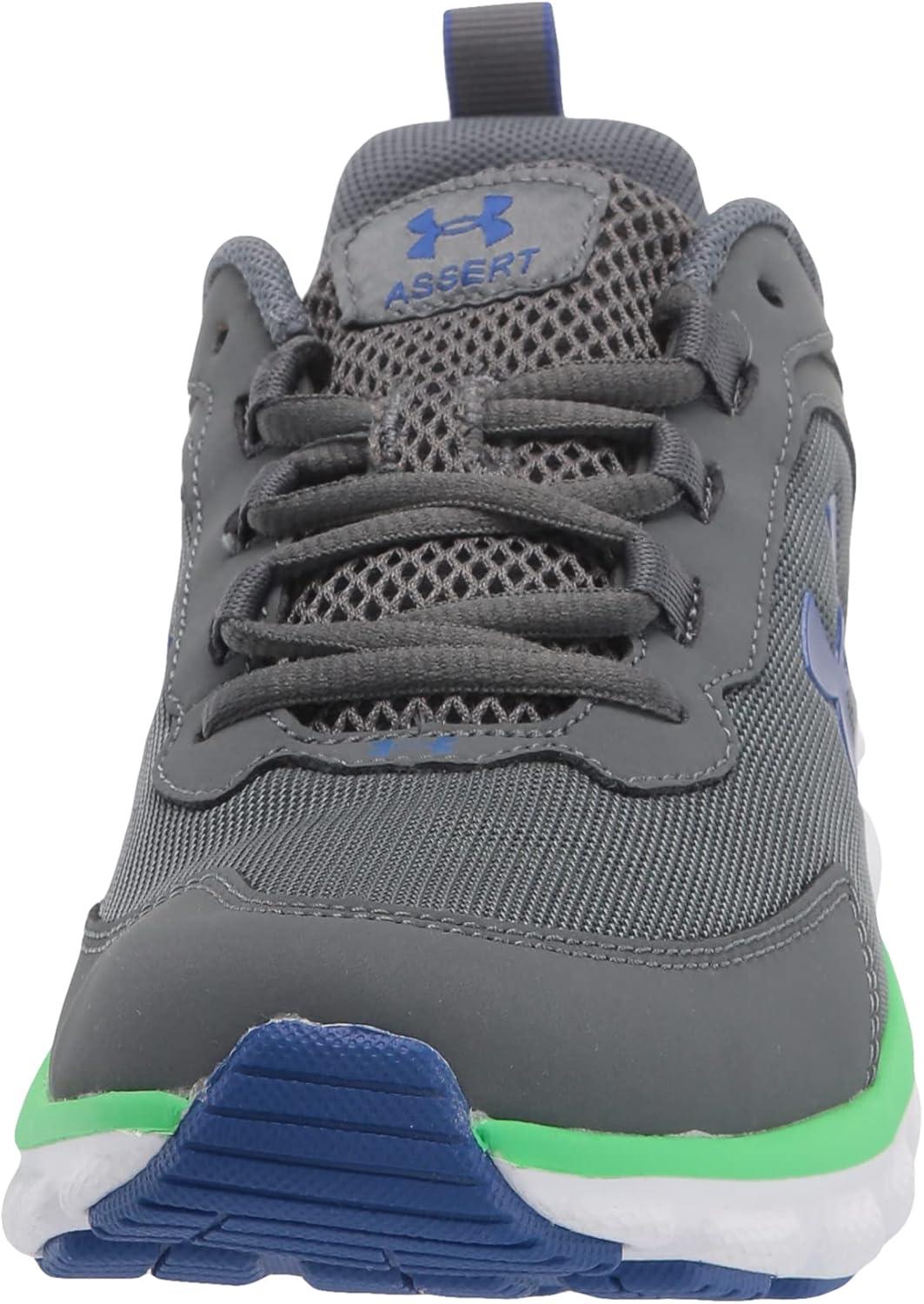 imageUnder Armour UnisexBaby Grade School Assert 9 Running ShoePitch Gray 101White